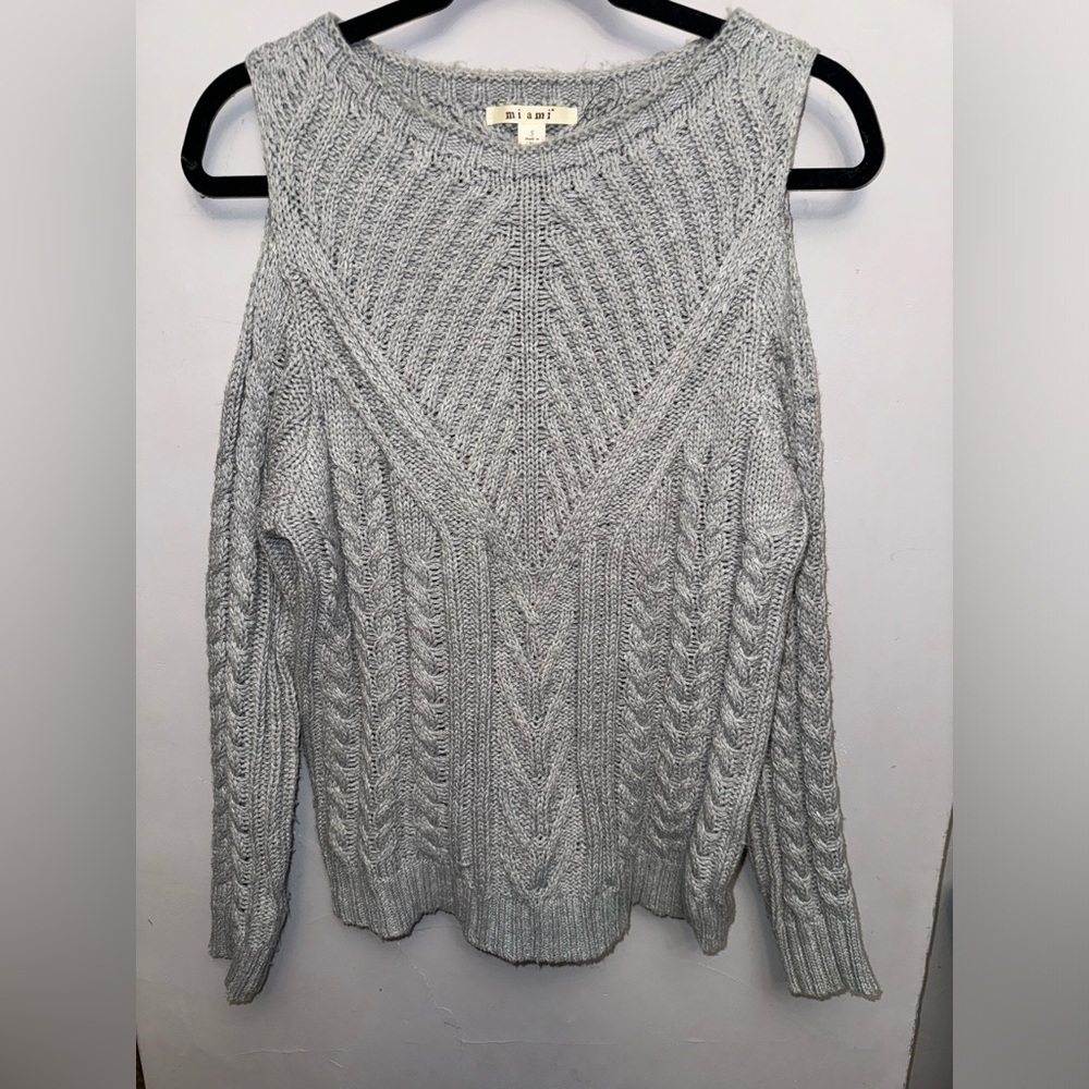 Cold Shoulder Sweater